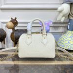 Replica Louis Vuitton Speedy Bandouliere 20 White