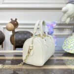 Replica Louis Vuitton Speedy Bandouliere 20 White - high-quality designer bag dupe