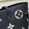 Fake Louis Vuitton Neverfull MM Black Pink - 1:1 premium replica handbag