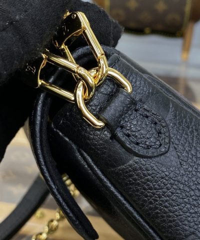 Fake Louis Vuitton Wallet On Chain Ivy Black - top-grade luxury bag dupe