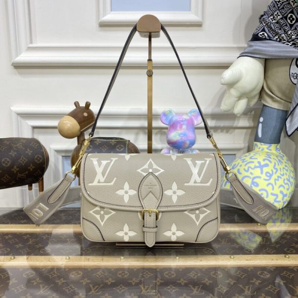 Replica Louis Vuitton Nano Diane Satchel Beige - designer handbag clone
