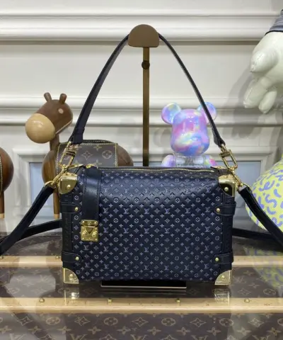 Fake Louis Vuitton Side Trunk Black - 1:1 premium replica handbag