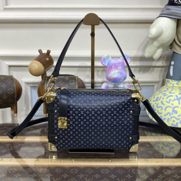 Replika kabelky Louis Vuitton Side Trunk Black - prémiová replika kabelky v měřítku 1:1