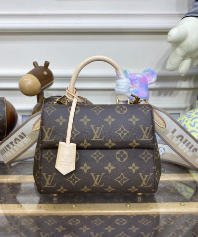 Fake Louis Vuitton Cluny Mini Brown - 1:1 premium replica handbag