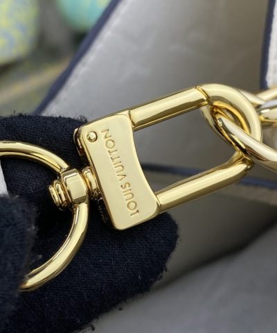 Replica Louis Vuitton Noe Bucket White MM - premium superclone handbag