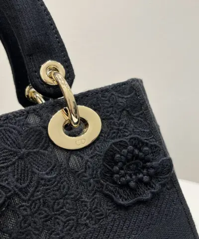 Fake Lady Dior D – Lite Chardons Black - high-quality designer bag dupe