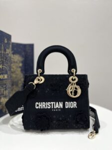 Fake Lady Dior D – Lite Chardons Black - top-grade luxury bag dupe