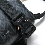 Réplica da bolsa Dior Lingot 22 Diamond preta - réplica premium 1:1