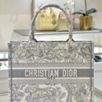 Replica Dior Tote Book Tiger Grey