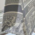 Replica Dior Tote Book Tiger Grey - premium superclone handbag