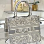 Replica Dior Tote Book Tiger Grey - 1:1 premium replica handbag