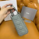 Replica Lady Dior Matte Grey Abc - affordable luxury replica bag