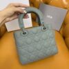 Replica Lady Dior Matte Grey Abc - ultra-realistic fake purse