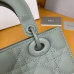 Replica Lady Dior Matte Grey Abc - 1:1 premium replica handbag