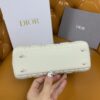 Fake Lady Dior Matte White Abc - top-grade luxury bag dupe