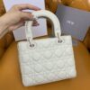 Fake Lady Dior Matte White Abc - high-quality designer bag dupe