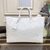 Fake Louis Vuitton Sac Plat 24H White - elite factory replica handbag