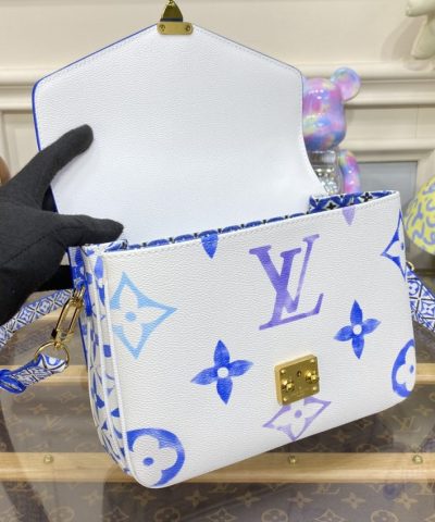 Fake Louis Vuitton Pochette Metis Blue - elite factory replica handbag