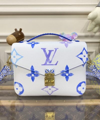Fake Louis Vuitton Pochette Metis Blue - high-quality designer bag dupe