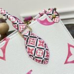 Replica LV Onthego PM Pink&White - 1:1 premium replica handbag