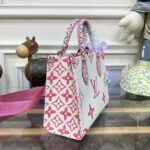 Replica LV Onthego PM Pink&White