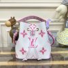 Replica Louis Vuitton Neonoe Bb White Pink - 1:1 premium replica handbag