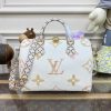 Fake Louis Vuitton Speedy Bandouliere 25 Apricot - best quality fake designer bag