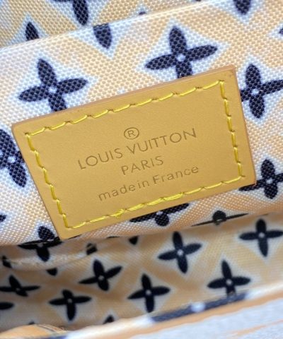 Replica Louis Vuitton Felicie Pochette White Apricot - top-grade luxury bag dupe