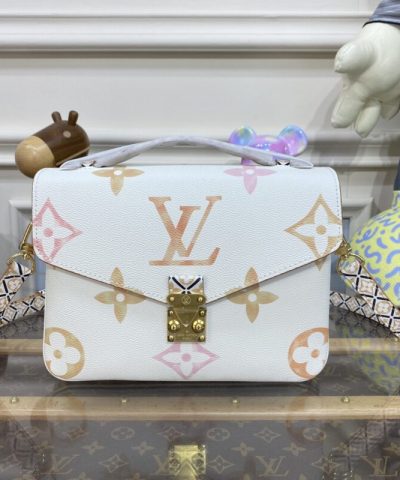 Replica Louis Vuitton Pochette Metis Apricot - premium superclone handbag
