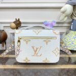 Replica Louis Vuitton Pochette Metis Apricot - affordable luxury replica bag