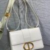 Fake Dior 30 Montaigne White - top-grade luxury bag dupe