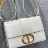 Fake Dior 30 Montaigne White - best quality fake designer bag