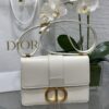 Fake Dior 30 Montaigne White - 1:1 premium replica handbag