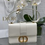 Replica Dior 30 Montaigne White - 1:1 premium replica handbag