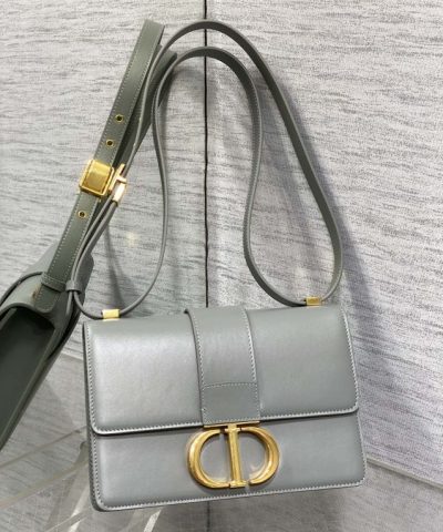 Fake Dior 30 Montaigne Grey - premium superclone handbag