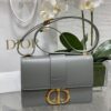Fake Dior 30 Montaigne Grey - 1:1 premium replica handbag