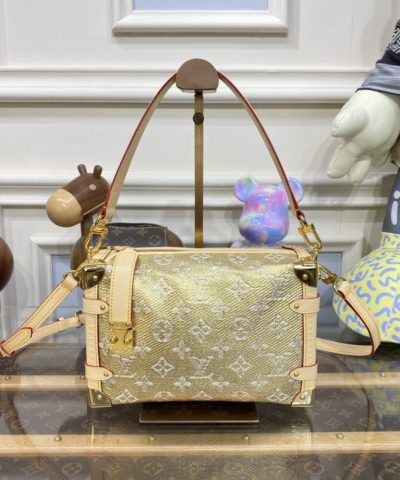 Replica Louis Vuitton Side Trunk Golden - 1:1 premium replica handbag