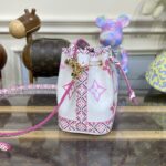 Replica Louis Vuitton Nano Noe White Pink - high-end replica designer purse