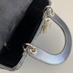 Replica Lady Dior Platinum Metallic Abc - designer handbag clone