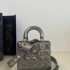 Replica Lady Dior Platinum Metallic Abc - designer handbag clone