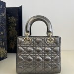 Replica Lady Dior Platinum Metallic Abc