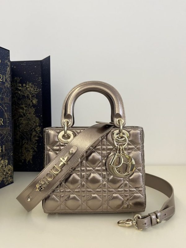 Replica Lady Dior Golden Metallic Abc - top-grade luxury bag dupe