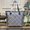 Fake Louis Vuitton Neverfull MM Denim Blue - 1:1 premium replica handbag