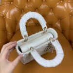 Replica Lady Dior White Pearl - 1:1 premium replica handbag