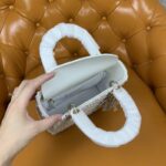 Replica Lady Dior White Pearl - 1:1 premium replica handbag