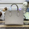 Replica LV Onthego PM Beige - high-end replica designer purse