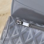 Replica Dior Saddle Bag Diamong Grey - 1:1 premium replica handbag