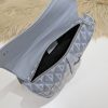 Replica Dior Saddle Bag Diamong Grey - 1:1 premium replica handbag