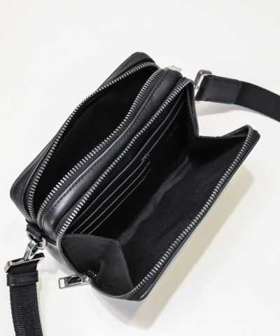 Fake Dior Zipped Pouch Diamond Black - high-quality designer bag dupe