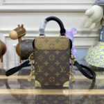 Replica Louis Vuitton Camera Box Brown - 1:1 premium replica handbag